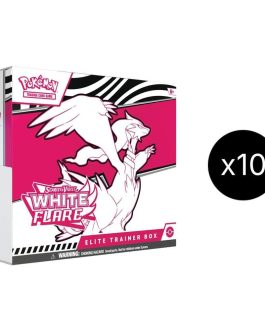 White Flare Elite Trainer Box Case – SV: White Flare (WHT)